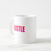 HUSTLE - Roze Koffiemok (Voorkant links)