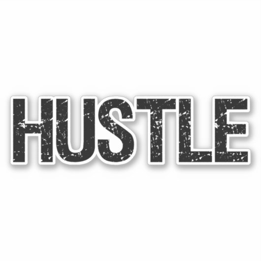 Hustle Sticker (Voorkant)