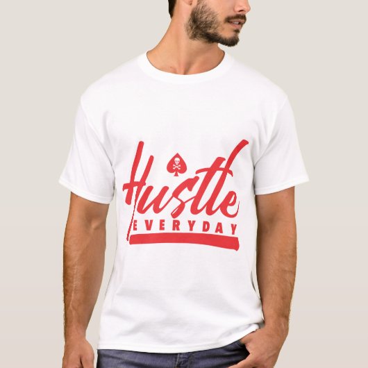 HUSTLE T-SHIRT (Voorkant)