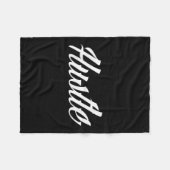 Hustle Tattoo stijl Fleece Deken (Voorkant (Horizontaal))