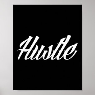 Hustle Tattoo stijl Poster
