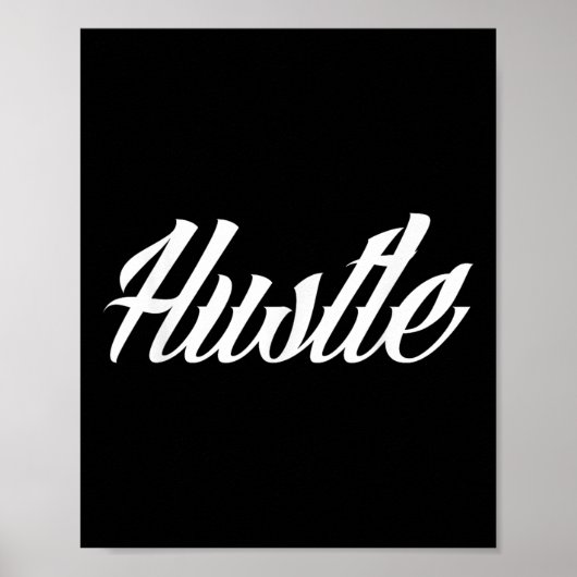 Hustle Tattoo stijl Poster (Voorkant)