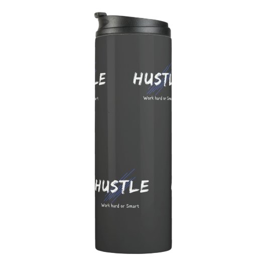 Hustle Thermal Tumbler Thermosbeker (Geroteerd rechts)