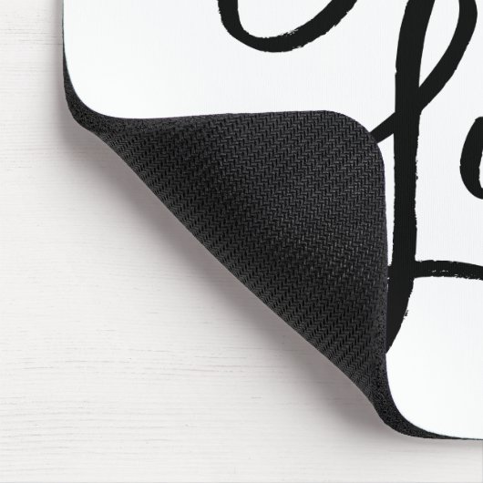 Hustle Trendy Lettering Muismat (Hoek)