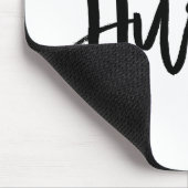 Hustle Trendy Lettering Muismat (Hoek)