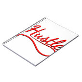 Hustle Typografie Kunst Notitieboek (Linkerzijde)