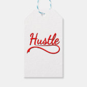 Hustle Typography Art Cadeaulabel (Voorkant)