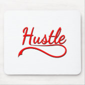 Hustle Typography Art Muismat (Voorkant)