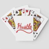 Hustle Typography Art Speelkaarten (Achterkant)