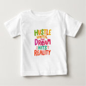 Hustle Until the Dream Hits Reality – Motivational (Voorkant)