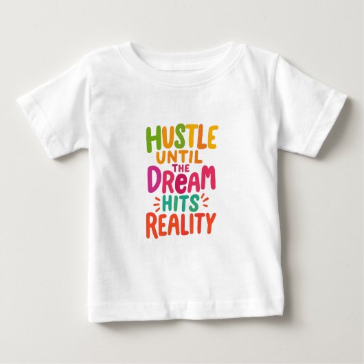 Hustle Until the Dream Hits Reality – Motivational (Voorkant)