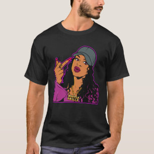 Hustle Vaardigheden Zwarte Vrouw Kleine Zakelijke T-shirt