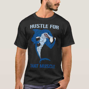 Hustle voor spiergewichtstoename Fitne T-shirt