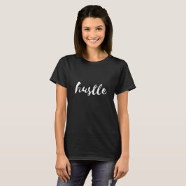 Hustle vrouwen zwart T-shirt