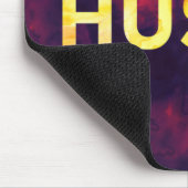 Hustle Waterverf Moderne Typografie Mousepad Muismat (Hoek)