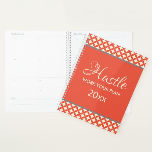 Hustle Werk Uw Plan Chique Modern Planner (Display)
