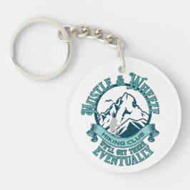 Hustle & Wheeze Hiking Club  Sleutelhanger