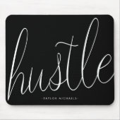 Hustle Zwart-wit met de naam Mousepad Muismat (Voorkant)