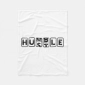 Hustlehumble - Motivation Fleece Deken (Voorkant)