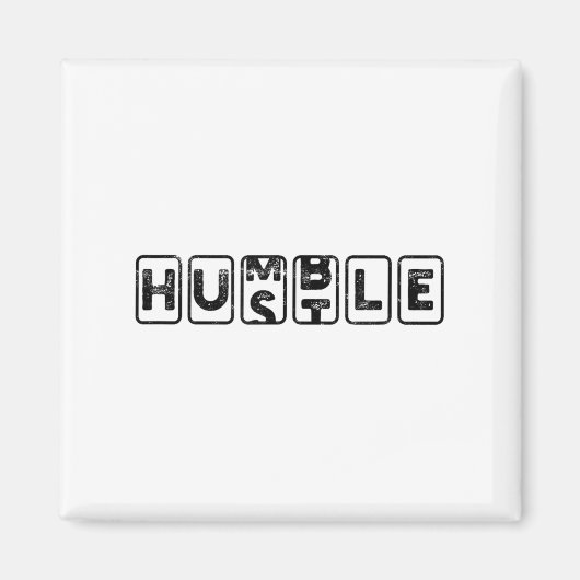 Hustlehumble - Motivation  Magneet (Voorkant)
