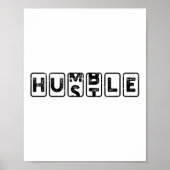Hustlehumble - Motivation  Poster (Voorkant)