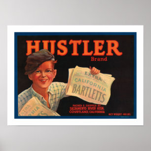 Hustler Brand Barletts Poster