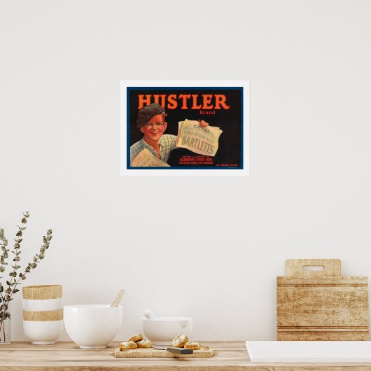 Hustler Brand Barletts Poster (Keuken)