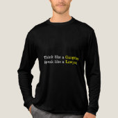 Hustler’s Wisdom – Gangster Mindset ontmoet advoca Tri-Blend Shirt (Voorkant volledig)