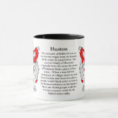 Huston Family Coat of Arms Mok (Midden)