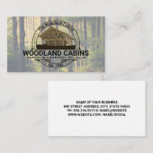 hut | Bomen in het bos Visitekaartje (Voorkant / Achterkant)