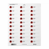 hut hut quarterback voetbal silhouet ontwerp etiket (Full Sheet)