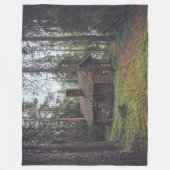 HUT in de BOSSEN Fleece Deken (Voorkant)