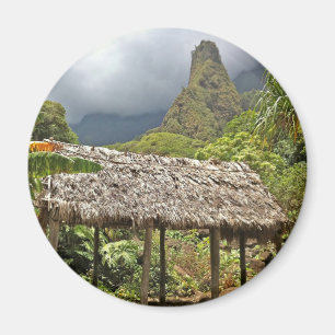 Hut in het Iao Valley State Park, Maui, Hawaii Magneet