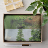 Hut op de Meadow door Isaac Levitan Tissuepapier (Geschenk)