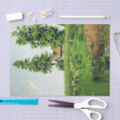 Hut op de Meadow door Isaac Levitan Tissuepapier (Craft)