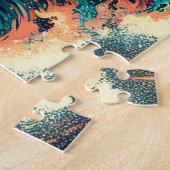 Hut op het strand Ai Art Legpuzzel (Zijkant)