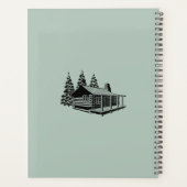 Hut Welkom Gastboek Rustiek Gepersonaliseerd Planner (Achterkant)