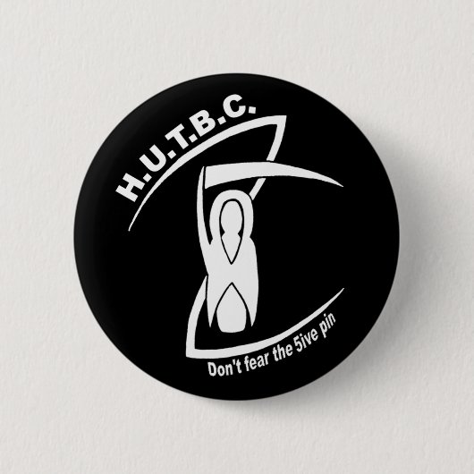 HUTBC 2009-10 Logo (PIN) Ronde Button 5,7 Cm (Voorkant)