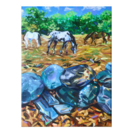 Hutchin Boerderij scène Foto Afdruk