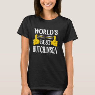 Hutchinson achternaam familie achternaam World's B T-shirt