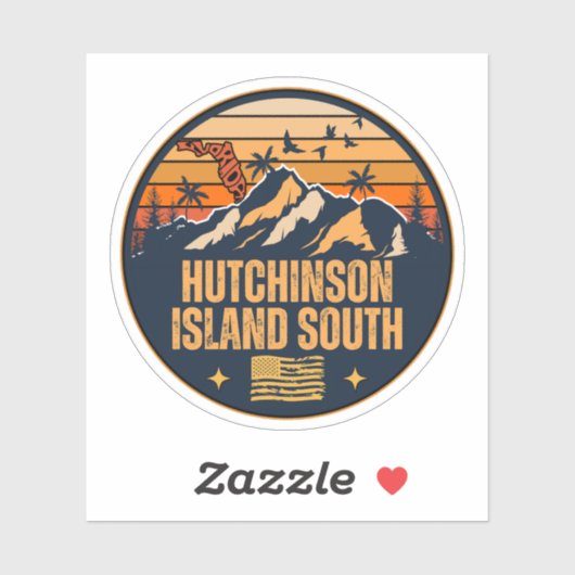 Hutchinson Island, Zuid-Florida Sticker (Vel)
