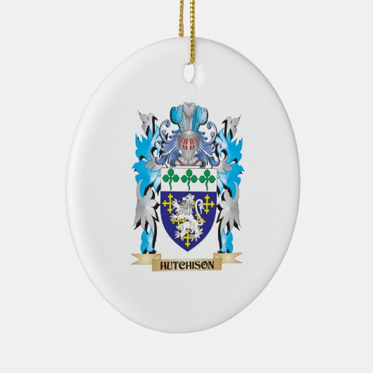 Hutchison Coat of Arms - Familie Crest Keramisch Ornament (Rechts)
