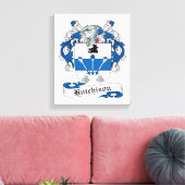 Hutchison Family Crest Canvas Afdruk (Insitu (Woonkamer))