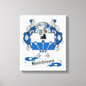 Hutchison Family Crest Canvas Afdruk (Voorkant)