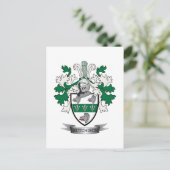 Hutchison Family Crest Coat of Arms Briefkaart (Staand voorkant)