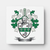 Hutchison Family Crest Coat of Arms Fotoplaat (Voorkant)