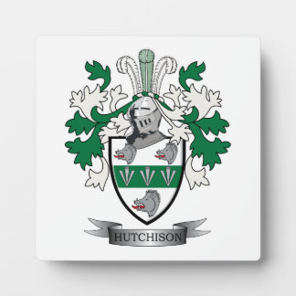 Hutchison Family Crest Coat of Arms Fotoplaat