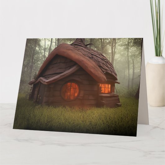 HUTJE IN DE BOS KUNST DENK AAN JOU KAARTEN (Voorkant)