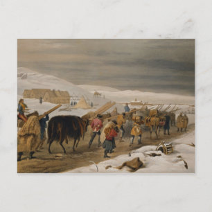 Huts and Warm Clothing for the Army, bord uit 'T Briefkaart