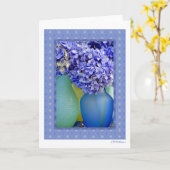 Hutspot IV van de hydrangea hortensia Kaart (Gele Bloem)